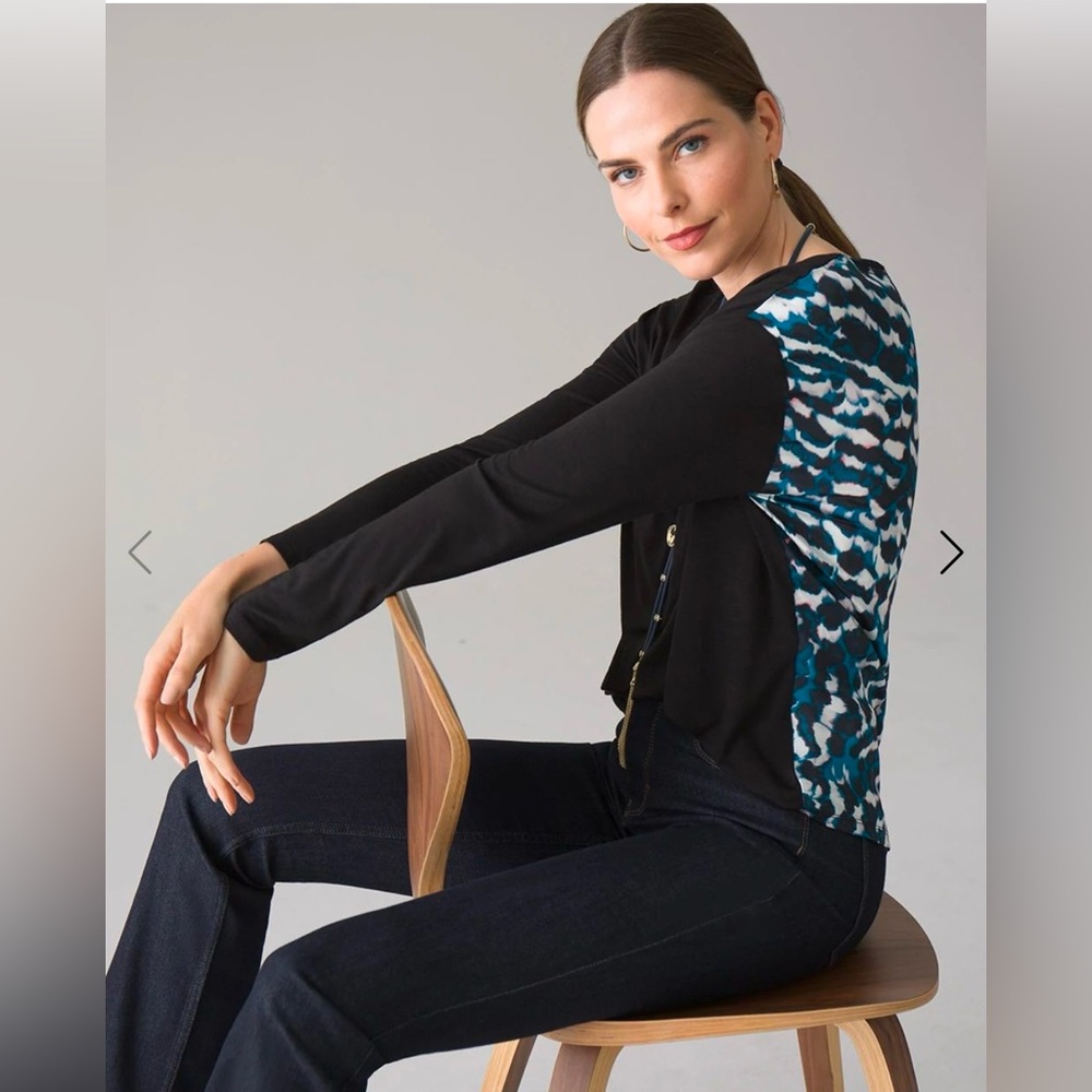 3/$30| 🌸 WHBM Long Sleeve Woven Tee